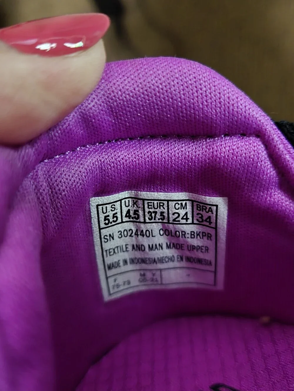 Skechers Black and Pink Slip-On Knit Sneakers with Air-Cooled Memory Foam